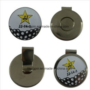 Silver Magnetic Hat Clips for Metal Golf Ball Markers